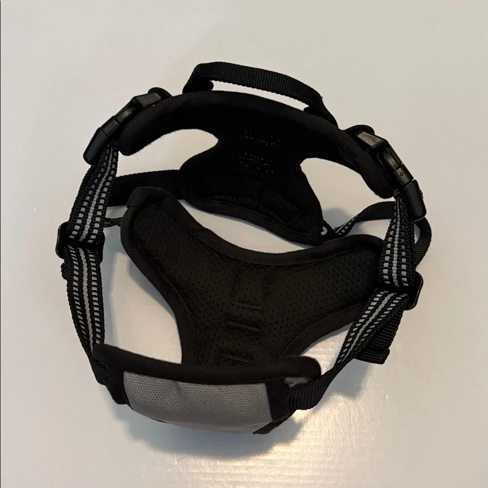 Rabbitgoo No Pull Black and Gray Dog Harness
